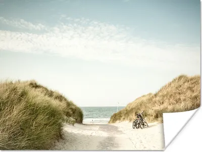 Produktbild von MuchoWow® Poster Strand - Düne - Himmel 160x120 cm - Foto Plakat