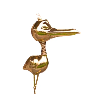 Produktbild von Schöne Goldene Möwe, mittlere Figur für den Garten oder den Innenraum, aus Metall Neu, Tierfigur zur Dekoration 18018