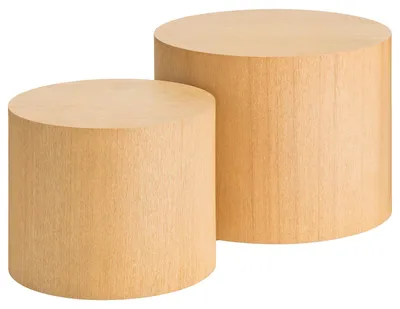 Produktbild von home24 Beistelltisch - 2er-Set - Rund