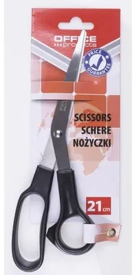 Obrázok produktu pre Nożyczki biurowe 21 cm czarne do precyzyjnego cięcia