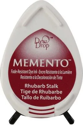 Obrázok produktu pre TSUKINEKO Memento Dew Drop - Pečiatkový blok, Stonka rebarbory