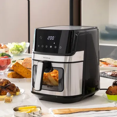 Obrázek produktu pro Fritéza InnovaGoods Fryinn View 6500 Černá 1700 W 6,5 L Nerezová ocel