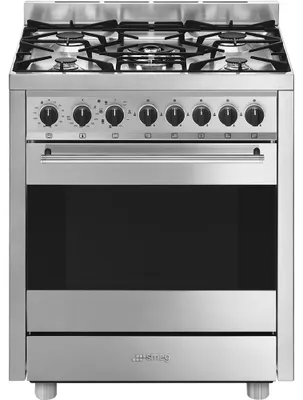 Obrázok produktu pre Smeg Master B71GMX2, Voľne stojaci sporák, Nerezová oceľ, Tlačidlá, Nerezová oceľ, Nerezová oceľ, 1,15 m
