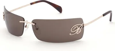 Produktbild von Blumarine SBM238 Oro ramato lucido 72/13/125 Damen Sonnenbrillen
