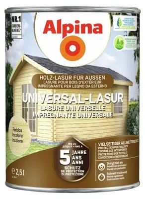 Produktbild von Alpina Universal-Schutz Farblos 2,5 Liter seidenmatt