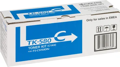 Zdjęcie produktu dla KYOCERA TK-580C, 2800 stron(y), Cyjan, 1 szt.