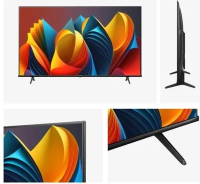 Produktbild von Hisense 43E77NQ 43 Zoll 4K UHD QLED Smart TV, 109,2 cm (43"), 3840 x 2160 Pixel, DLED, Smart-TV, WLAN, Schwarz