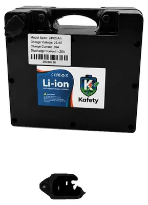 Obrázok produktu pre Li-ion batéria, kapacita 20 000 mAh, kompatibilná s elektrickými invalidnými vozíkmi, 1 batéria + 1 nabíjačka