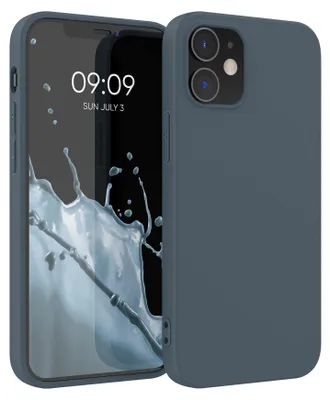 Produktbild von kwmobile Handyhülle für Apple iPhone 12 / iPhone 12 Pro Hülle - TPU Case - Kabelloses Laden - Schutzhülle Cover in Dunkler Schiefer