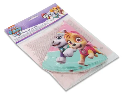 Obrázek produktu pro Papírové čepice Paw Patrol Skye & Everest, 6 ks.