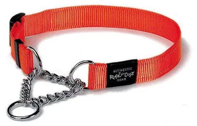 Zdjęcie produktu dla Rogz For Dogs Lumberjack Obroża półzaciskowa pomarańczowa