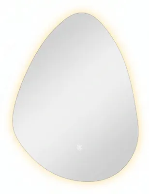 Produktbild von SensaHome Oliver Badezimmerspiegel mit LED-Beleuchtung – Dimmbar – 2700K/4500K/6400K – Asymmetrisch – 60x80 cm