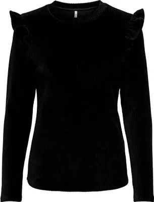 Image de Only Fenja t-shirt manches longues noir S Femme noir S
