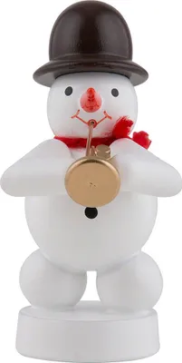 Produktbild von Schneemann Musikant mit Jazztrompete (8cm) von Zenker Volkskunst