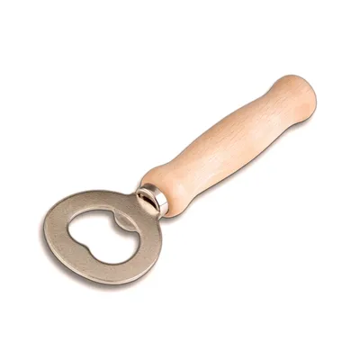 Produktbild von Flaschenöffner, Griff rund aus Holz 13,5 cm