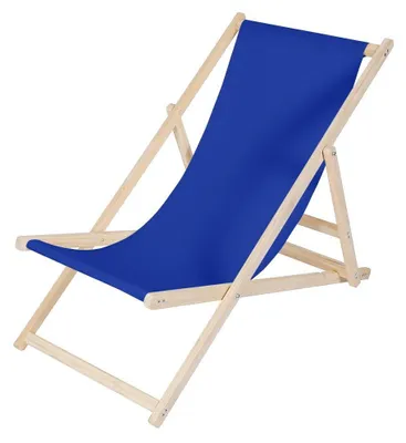 Zdjęcie produktu dla Leżak plażowy Leżak ogrodowy Leżak ogrodowy Składany leżak Składany niebieski