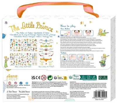 Produktbild von Avenir Gesichtssticker und Tattoos Der kleine Prinz - Kreativset für Kinder