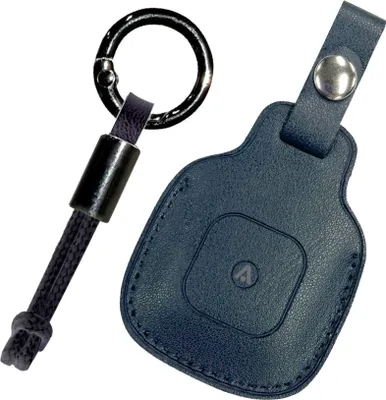 Produktbild von GPS Tracker Lederhülle und Strap, Schutzhülle, Protection - Schwarz