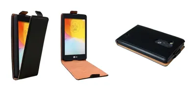 Immagine prodotto di Custodia Flip per LG L Fino nero ultra sottile