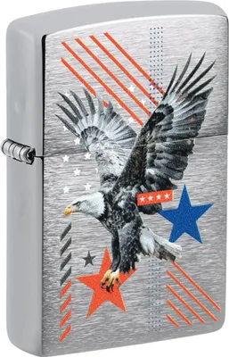 Obrázek produktu pro Benzínový zapalovač Zippo Colour Eagle and Stars 60007531, nenaplněný
