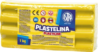 Produktbild von ASTRA Knetmasse 1kg Gelb, 303111002