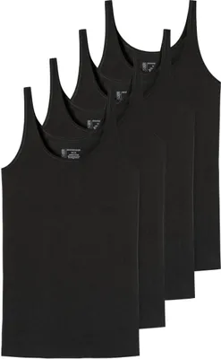 Produktbild von Schiesser 4er Pack 95/5 Baumwolle Unterhemd / Top Bequeme Unterhemden für Frauen mit optimaler Passform, Milde Baumwolle sorgt für hohen Tragekomfort den ganzen Tag, Elastisch für hervorragende Bewegungsfreiheit im Alltag