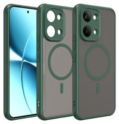 Zdjęcie produktu dla Techsuit - HaloFrost II MagSafe etui do Xiaomi Poco X8 Pro Max - zielone
