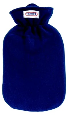 Produktbild von Wärmflasche mit Fleecebezug, 2,0 Liter (blau)