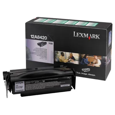 Produktbild von Lexmark T430 Return Program Print Cartridge, 6000 Seiten, Schwarz