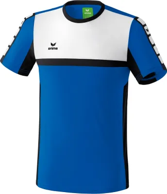 Produktbild von Erima CLASSIC 5-CUBES T-Shirt new royal/schwarz/weiß S