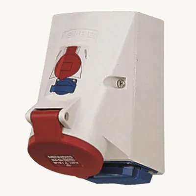 Obrázek produktu pro Zásuvka 16A, 5p, 6h, 400V, IP44 - Nástěnná CEE-zásuvka 16A 1650