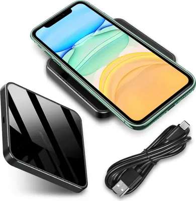 Produktbild von Qi Induktives 15W Schnellladegerät Apple iPhone 11 Pro Wireless Laden Kabellos