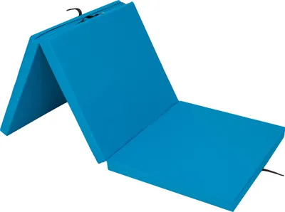 Obrázok produktu pre HobbyGarden skladací matrac Ben - 195 × 80 × 8 cm, červený, skladací, posteľ pre hostí a telocvičná podložka, so snímateľným poťahom, ľahko udržiavateľný a mobilný MODRÁ