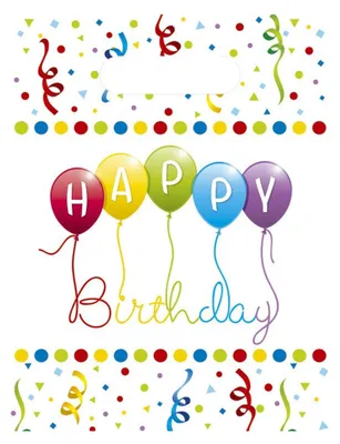 Produktbild von 6 Partytüten Happy Birthday 16,5 x 23 cm - Einheitsgröße