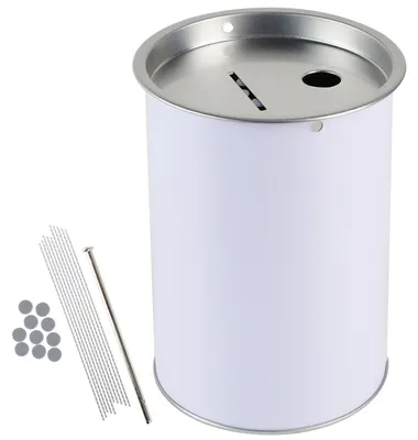 Zdjęcie produktu dla Duża puszka na datki, puszka zbiorcza 100 mm Ø, 145 mm wysokości bez uchwytu