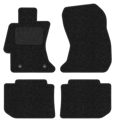 Produktbild von Velours-Fußmatten für Subaru Impreza IV 2011-2016 (Schrägheck/Limousine) – 4-tlg, Anthrazit, passgenau – Wielganizator ANTHRA