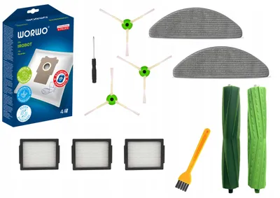 Produktbild von Optimum Zubehör Set für iRobot Roomba Combo i5 i8 j5 Filter Bürsten Mopps Beutel