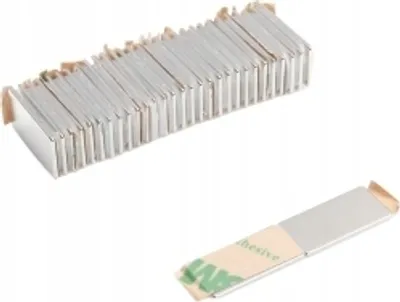 Image de Aimant néodyme MP£ 20x10x1 N38 avec adhésif 3M 1 pièce