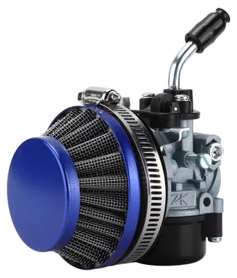 Image de Carburateur de moto avec filtre à air de rechange pour moteurs 2 temps de 49 cm³, 66 cm³, 70 cm³ et 80 cm³