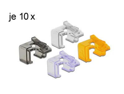 Immagine prodotto di Clip di riparazione RJ45 di rete Delock 40 pezzi set 2
