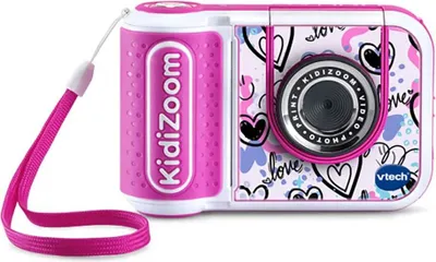 Produktbild von VTech - Kidizoom Print CAM Pink, Kamera de Schnappschüsse und Videos für Kinder +5 Jahre, Sofortdruck, Vorlagen, Effekte, Frames, Version ESP