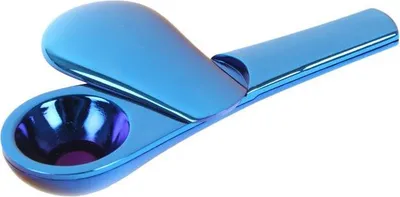 Produktbild von Metallpfeife im schwarzen Etui, 9,5 cm