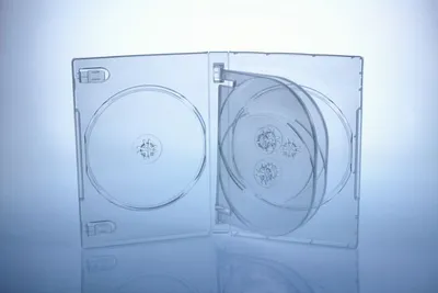 Produktbild von 25 DVD Hüllen / Farbe: transparent / 6er 6fach DVD Box