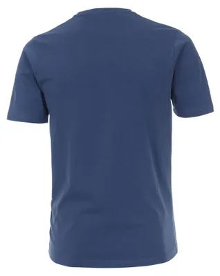 Produktbild von Redmond - Herren Basic T-Shirt (665), Größe:XL, Farbe:Blau(18)