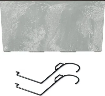 Immagine prodotto di Truhlík URBI CASE BETON EFFECT W s háky a vkladem 58 cm - barva: beton