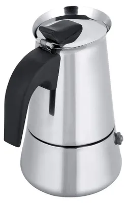 Espressokocher Edelstahl Moka-Kanne 450 ml für alle Herdarten