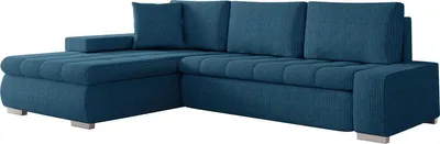 Produktbild von MIRJAN24 Ecksofa Orkan Mini Cord, Polsterecke mit Bettkasten und Schlaffunktion, Elegante Eckcouch (Farbe: Poso 5)