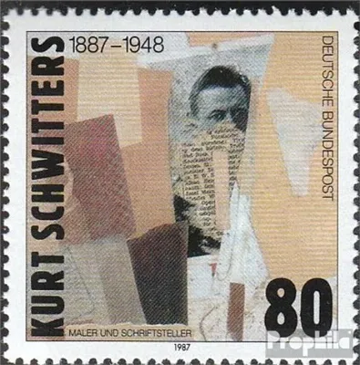 Produktbild von Briefmarken BRD (BR.Deutschland) 1987 Mi 1326 (kompl.Ausg.) FDC 100.Geburtstag von Schwitters