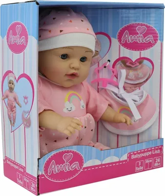 Produktbild von Amia Babypuppe ''Lisa'', 30 cm, mit Zubehör