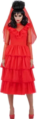 Produktbild von Beetlejuice - Kostüm ‘” ’'Lydia Deetz'“ - Damen SM2278 (M) (Rot)